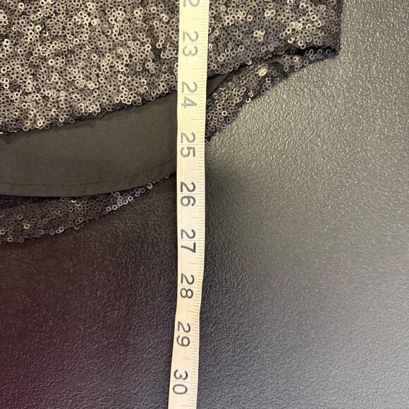 Amuse Society Black Sequined Camisole Top size XS Spaghetti Strap Sexy Sparkly - Picture 4 of 10